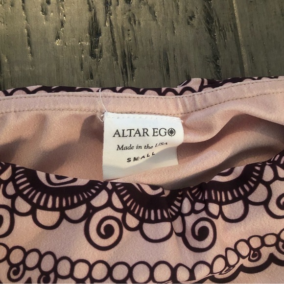 Altar Ego Peacock Henna Legging Size Small - Picture 3 of 6